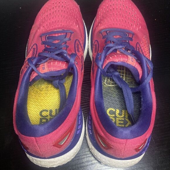 Brooks Womens Glycerin GTS 19 1203441B623 Pink Running Shoes Sneakers Size 11.5 - Picture 9 of 13